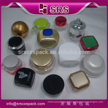 SRS Unique jar packaging , plastic nail jar,5g clear cosmetic jars for uv gel